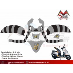 Stiker Motor All New Scoopy...